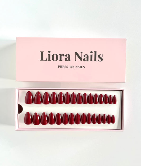 Red Elegance Short Almond