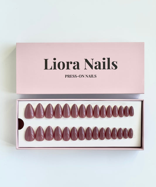 Dusty Pink Short Almond