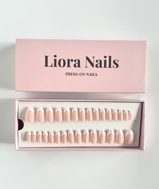 Classic French Tip Short Almond