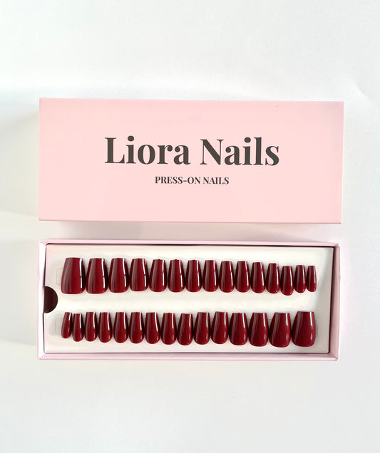 Red Elegance Short Coffin