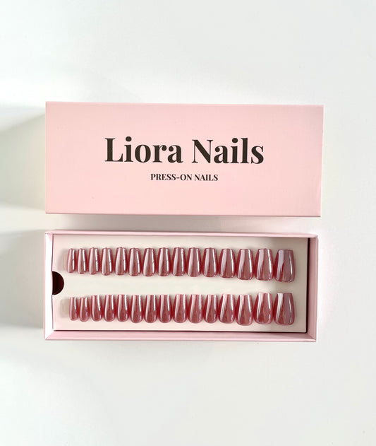 Crystal Rose Short Coffin