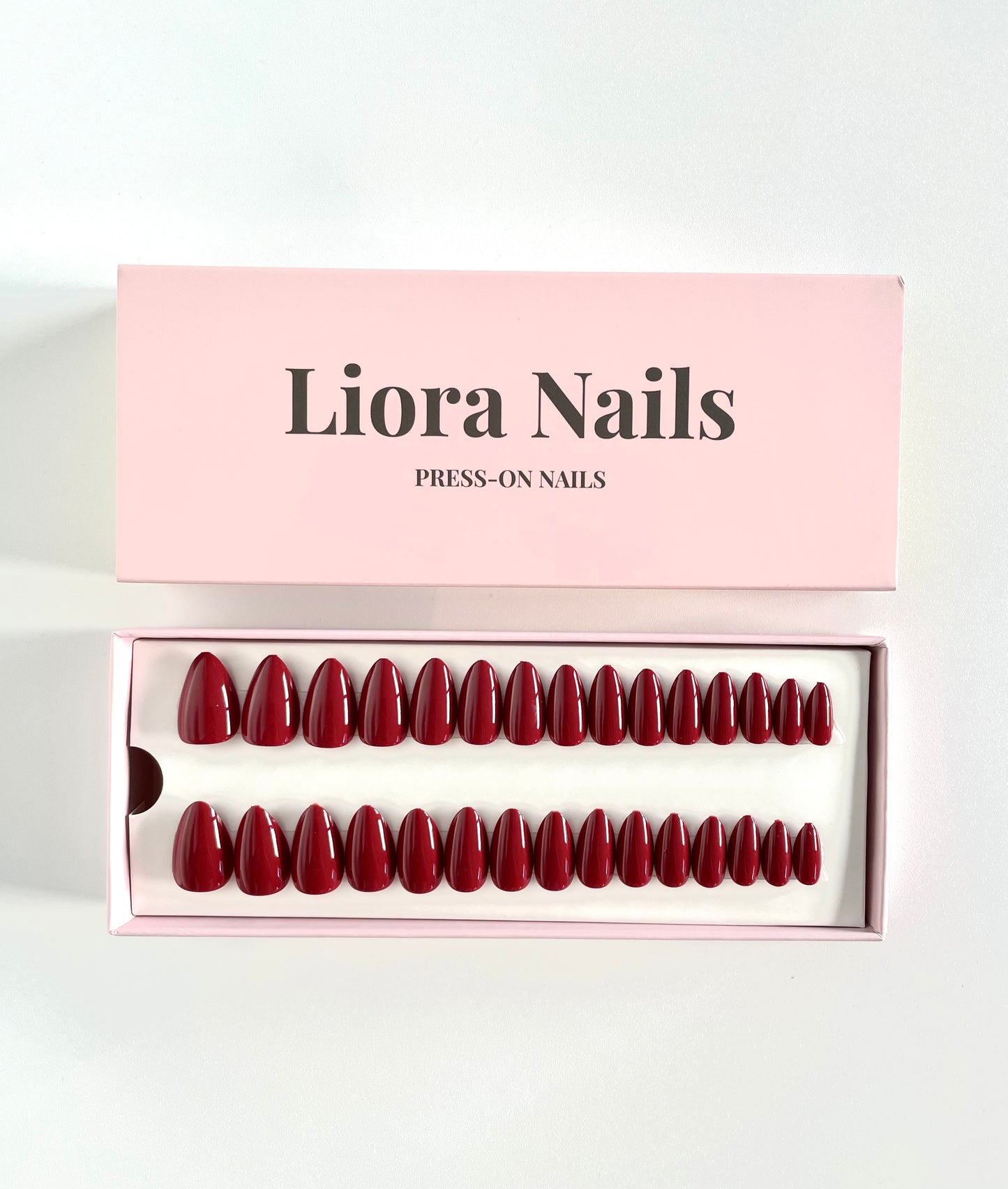 Red Elegance Short Almond