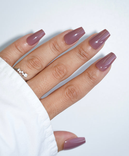 Dusty Rose Short Coffin