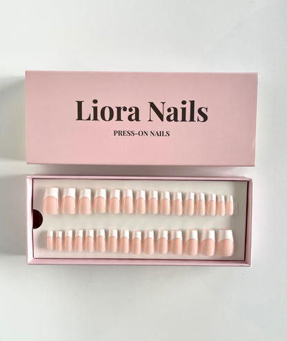 Classic French Tip Short Coffin