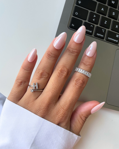 Glazed Pink Short Almond