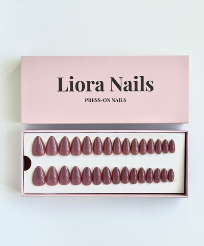 Dusty Pink Short Almond