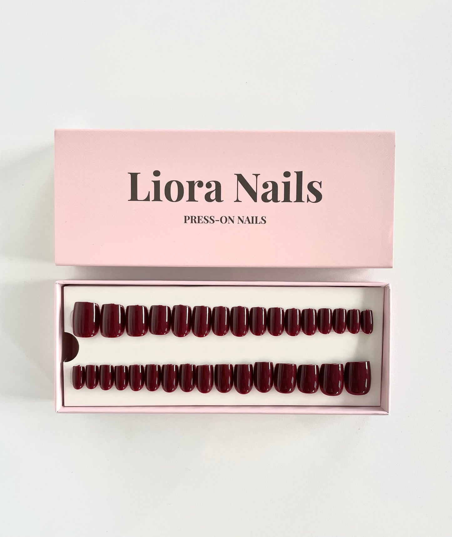 Wine Red Short Square