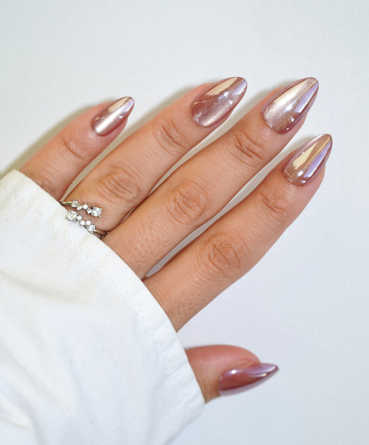 Rose Cat Eye Short Almond