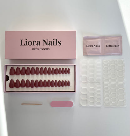 Dusty Pink Short Almond