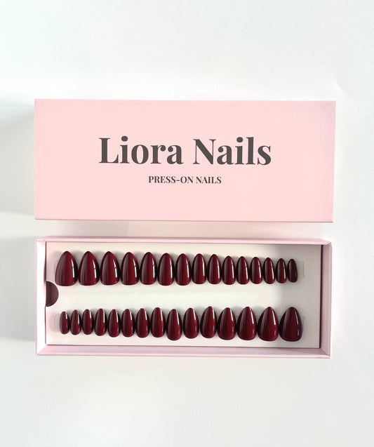 Wine Red Short Almond