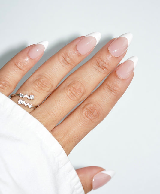 Classic French Tip Short Almond
