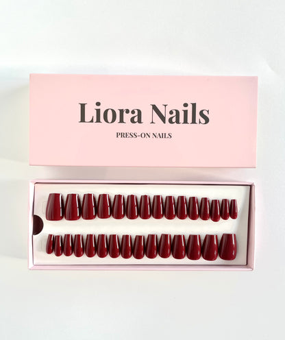 Red Elegance Short Coffin