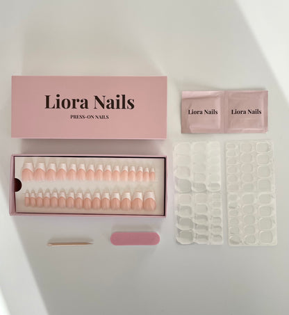 Classic French Tip Short Coffin