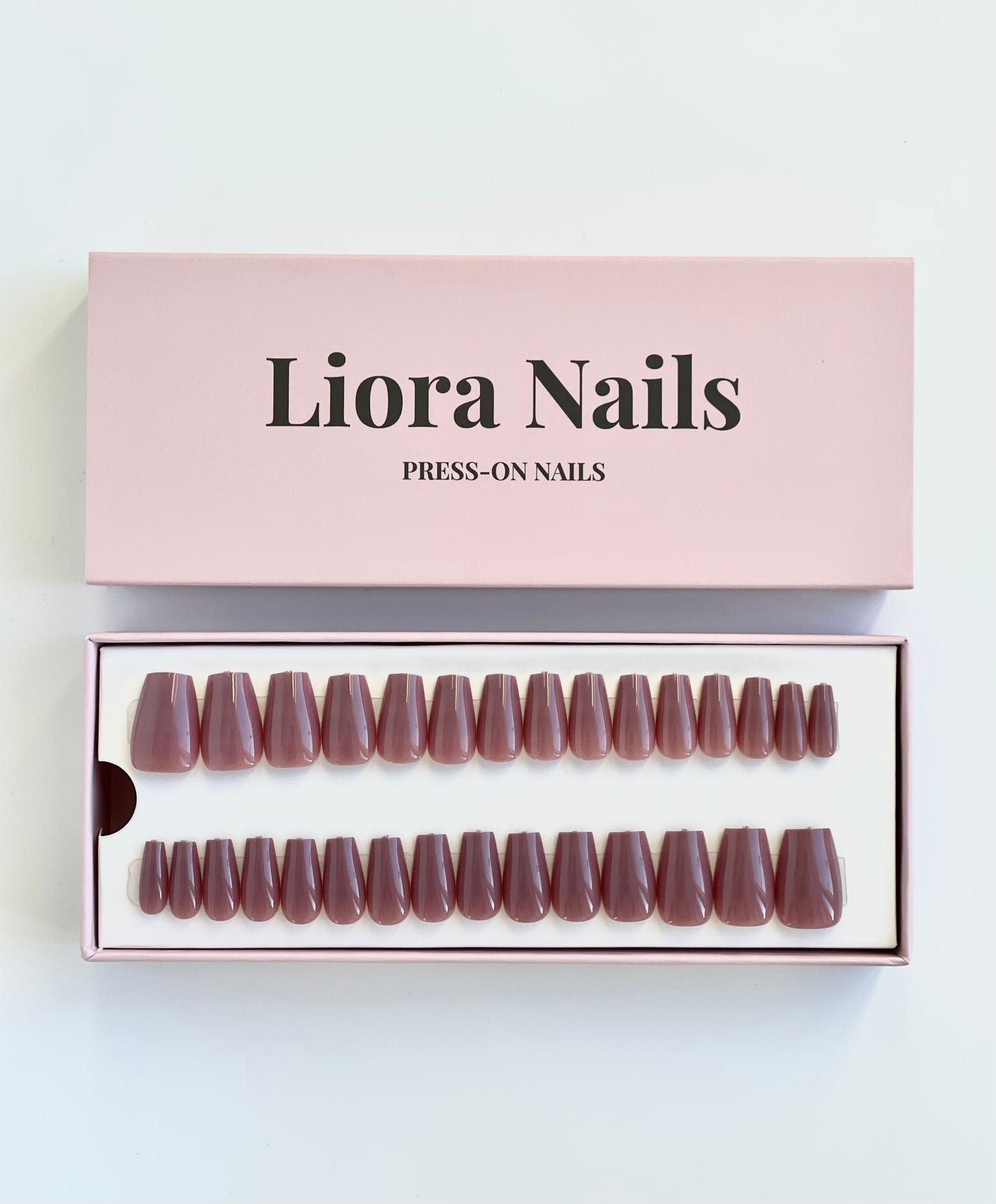 Dusty Rose Short Coffin