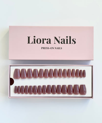 Dusty Rose Short Coffin