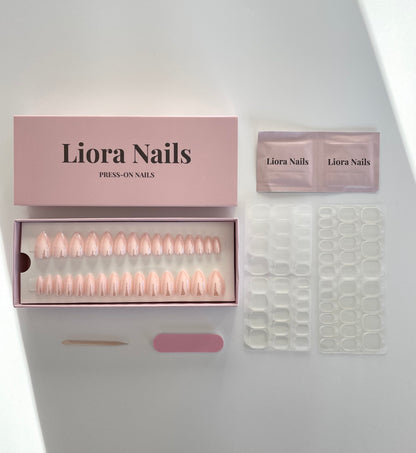 Glazed Pink Short Almond