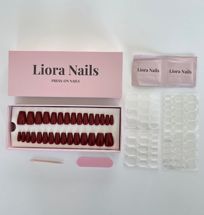 Red Elegance Short Coffin