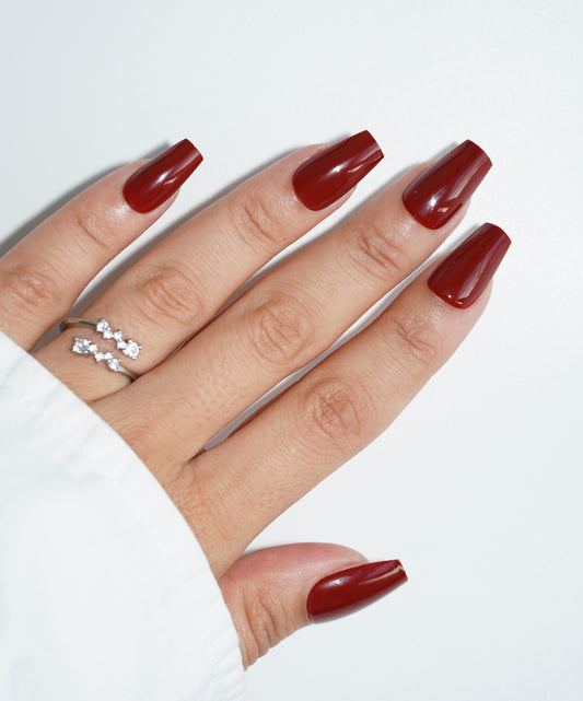 Red Elegance Short Coffin