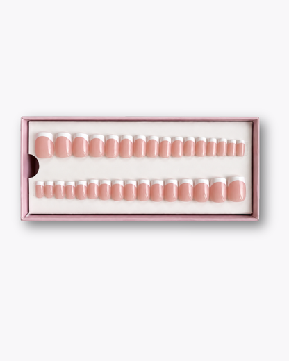 Classic French Tip Short Square