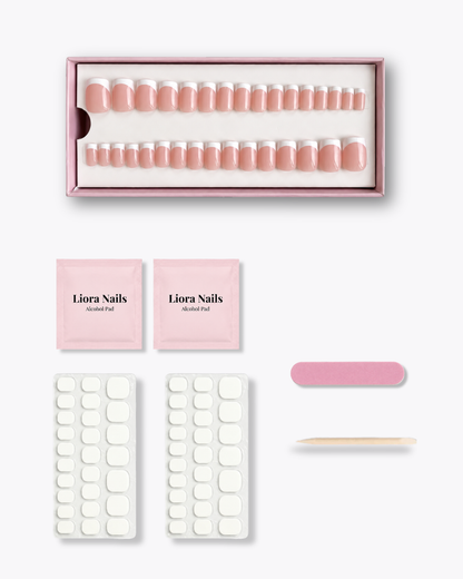 Classic French Tip Short Square