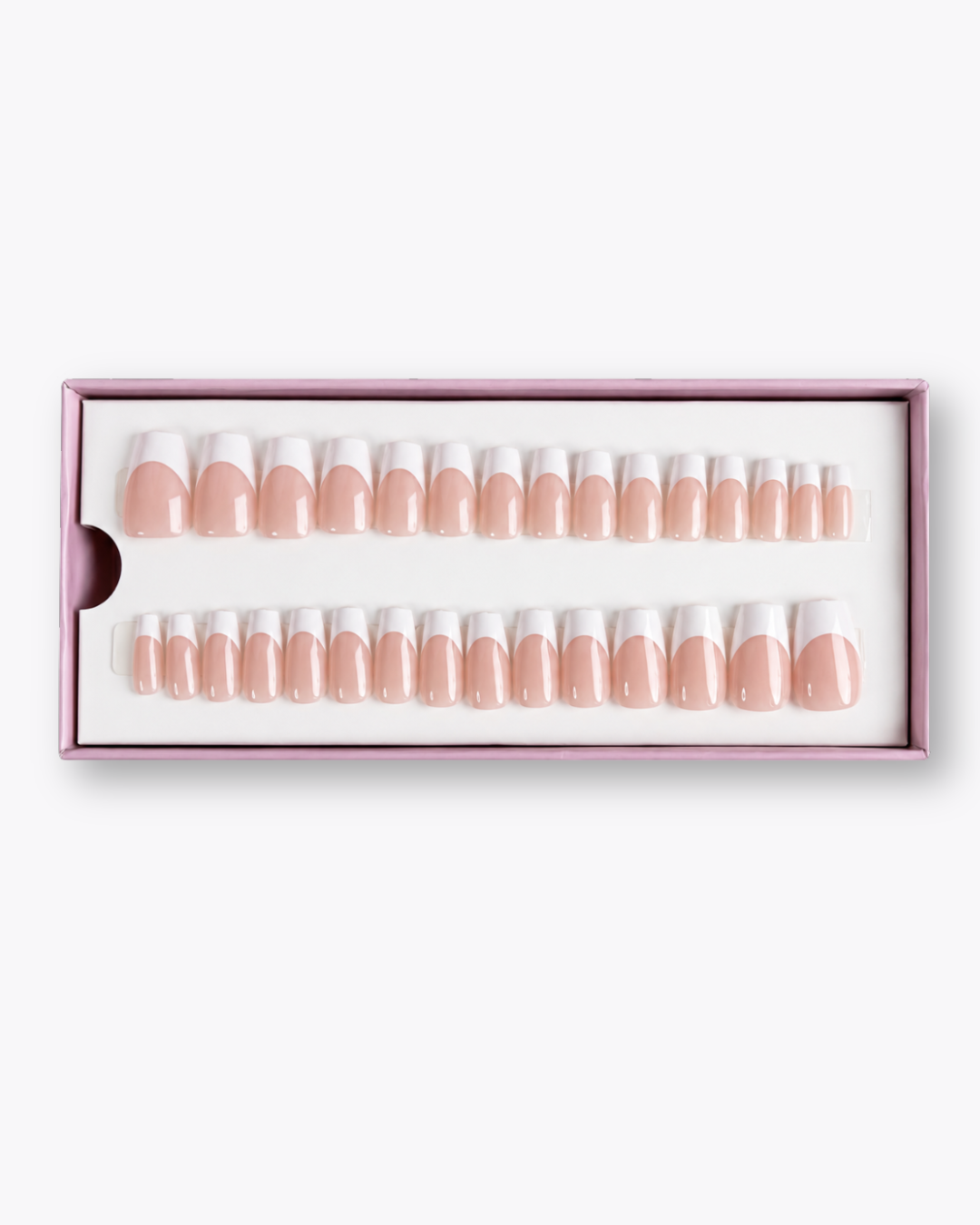 Classic French Tip Short Coffin