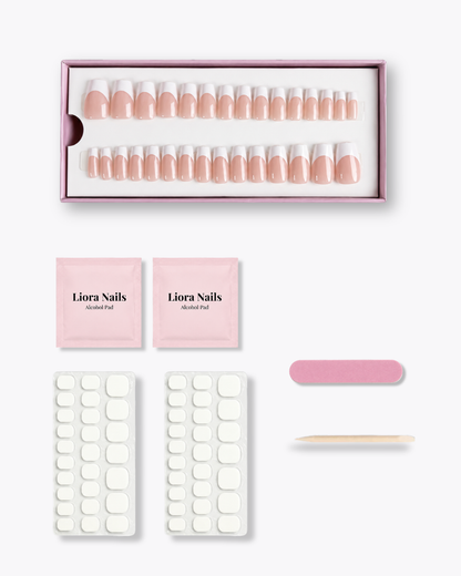 Classic French Tip Short Coffin