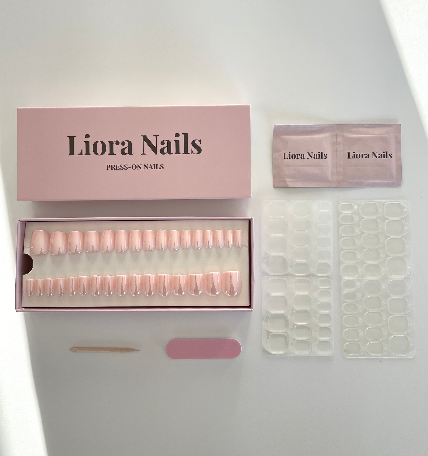 Glazed Pink Short Square