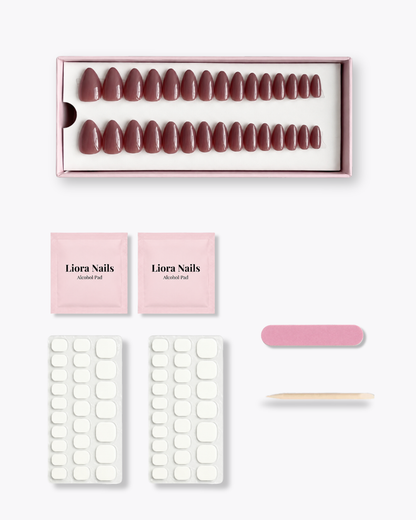 Dusty Pink Short Almond