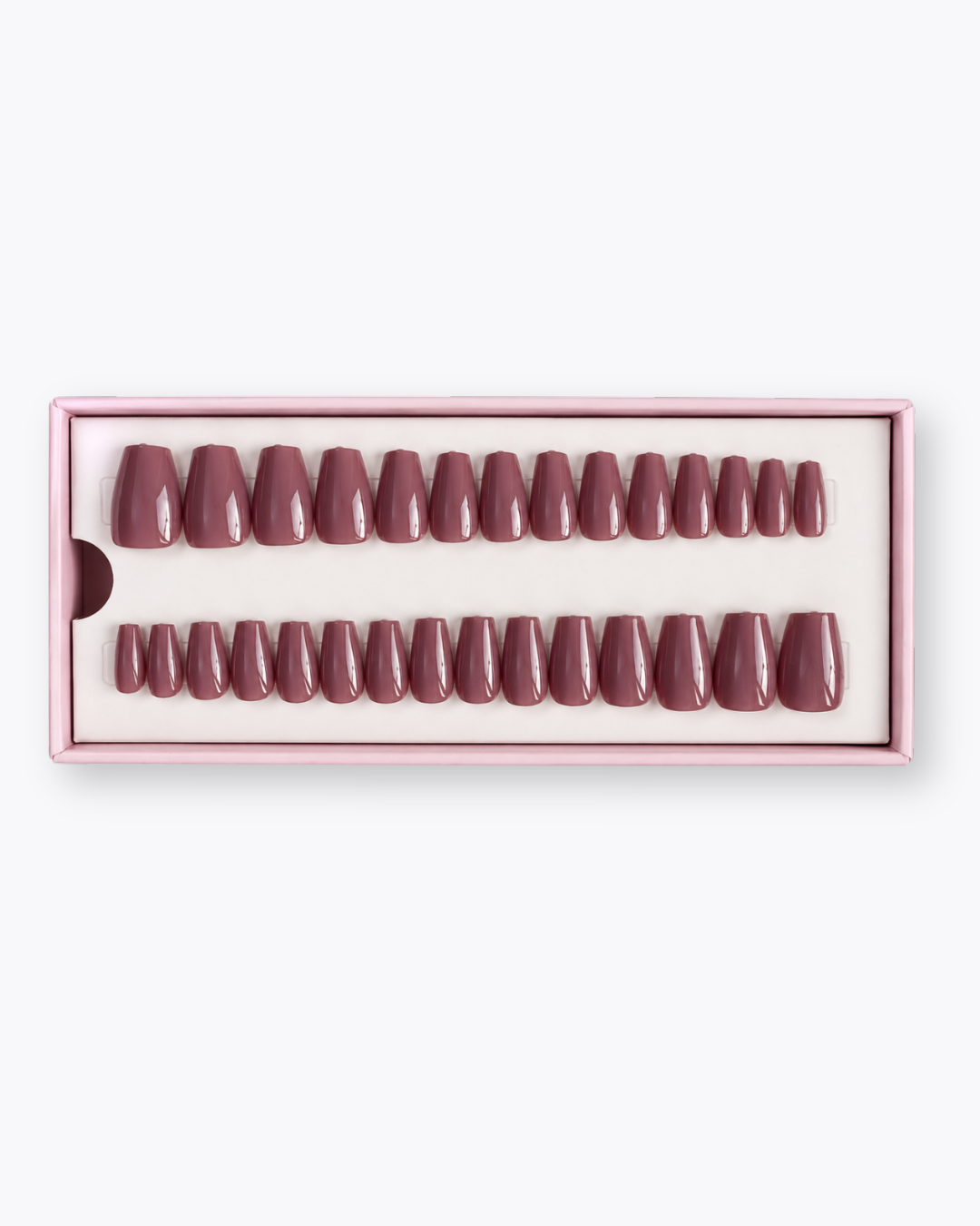 Dusty Pink Short Coffin