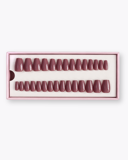 Dusty Pink Short Coffin