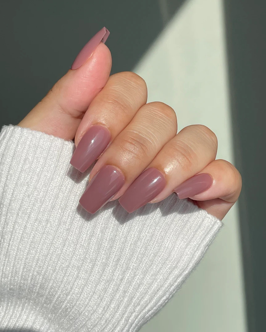 Dusty Pink Short Coffin