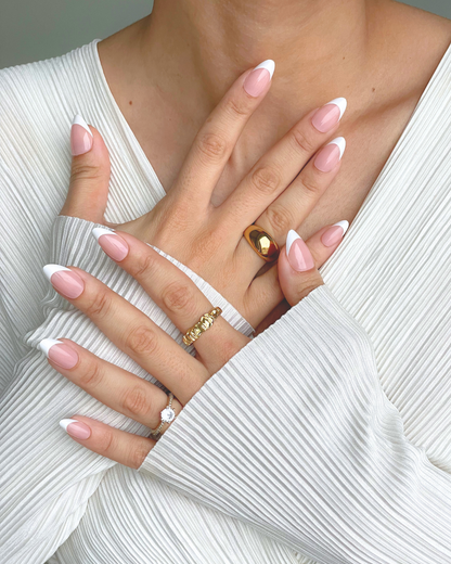 Classic French Tip Short Almond