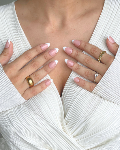 Classic French Tip Short Almond