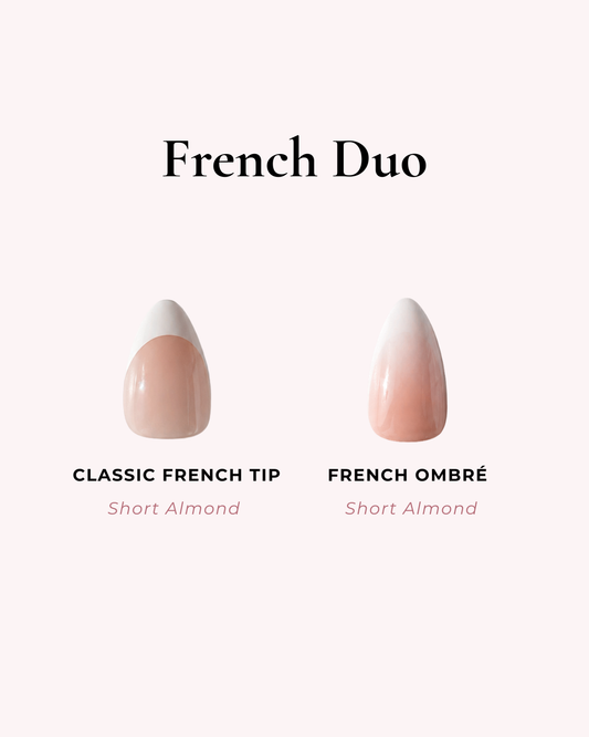 The French Short Almond Duo