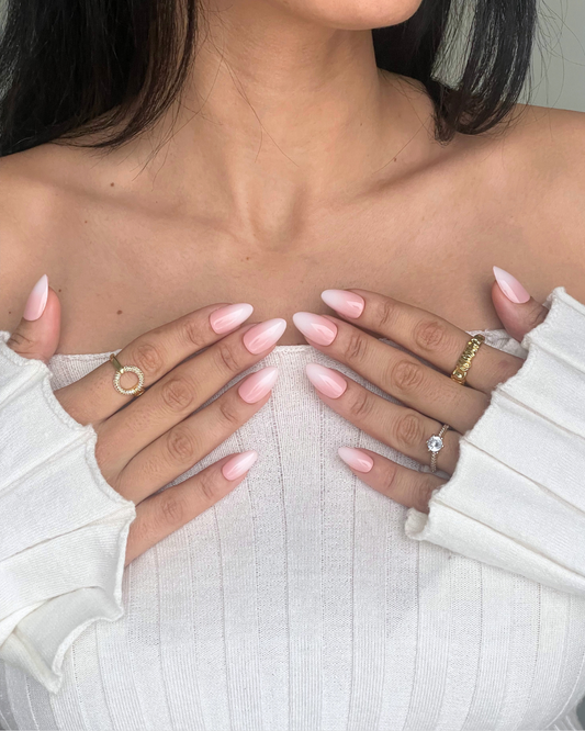 French Ombre Short Almond