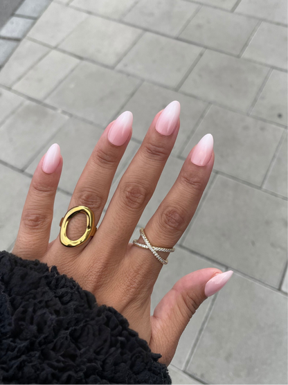 French Ombre Short Almond