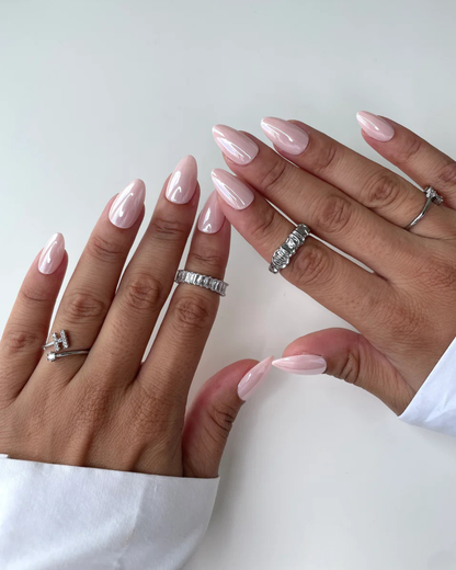 Glazed Pink Short Almond