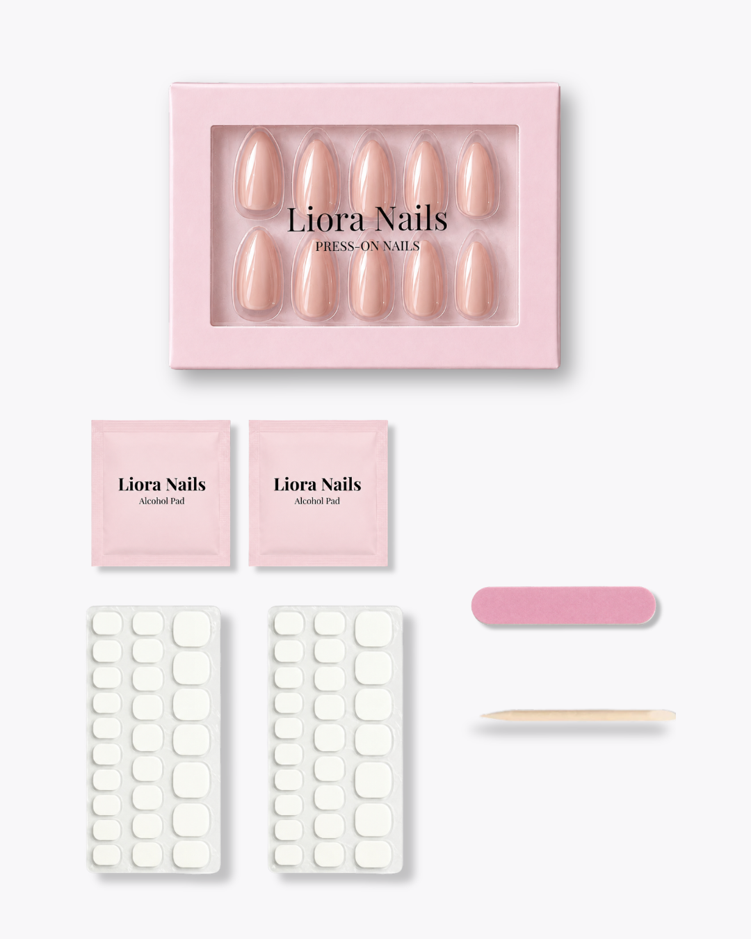 Glazed Pink Short Almond