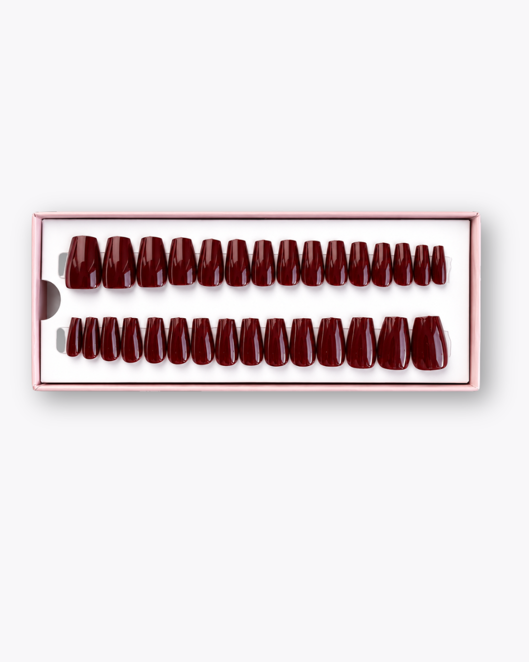 Red Elegance Short Coffin
