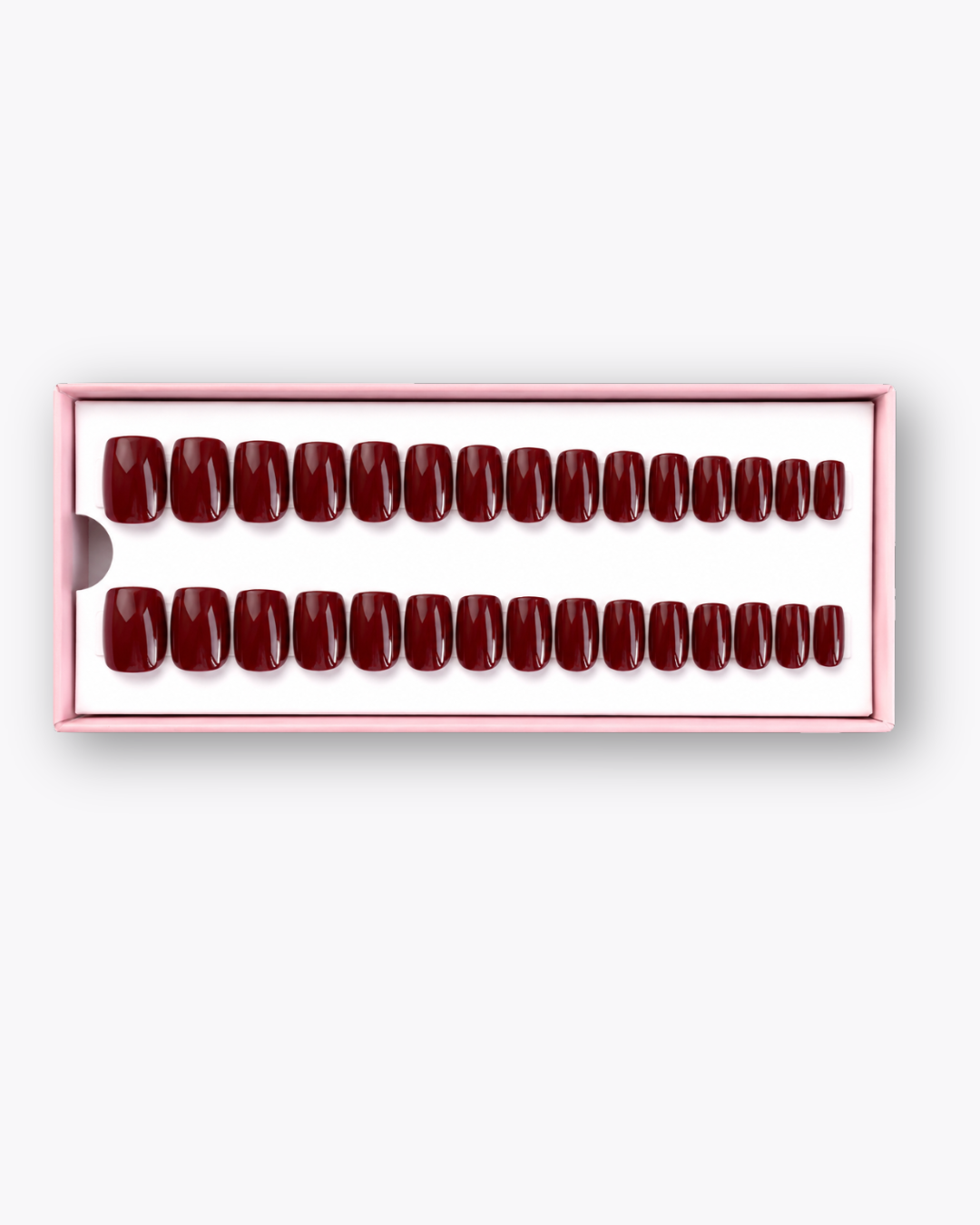 Red Elegance Short Square