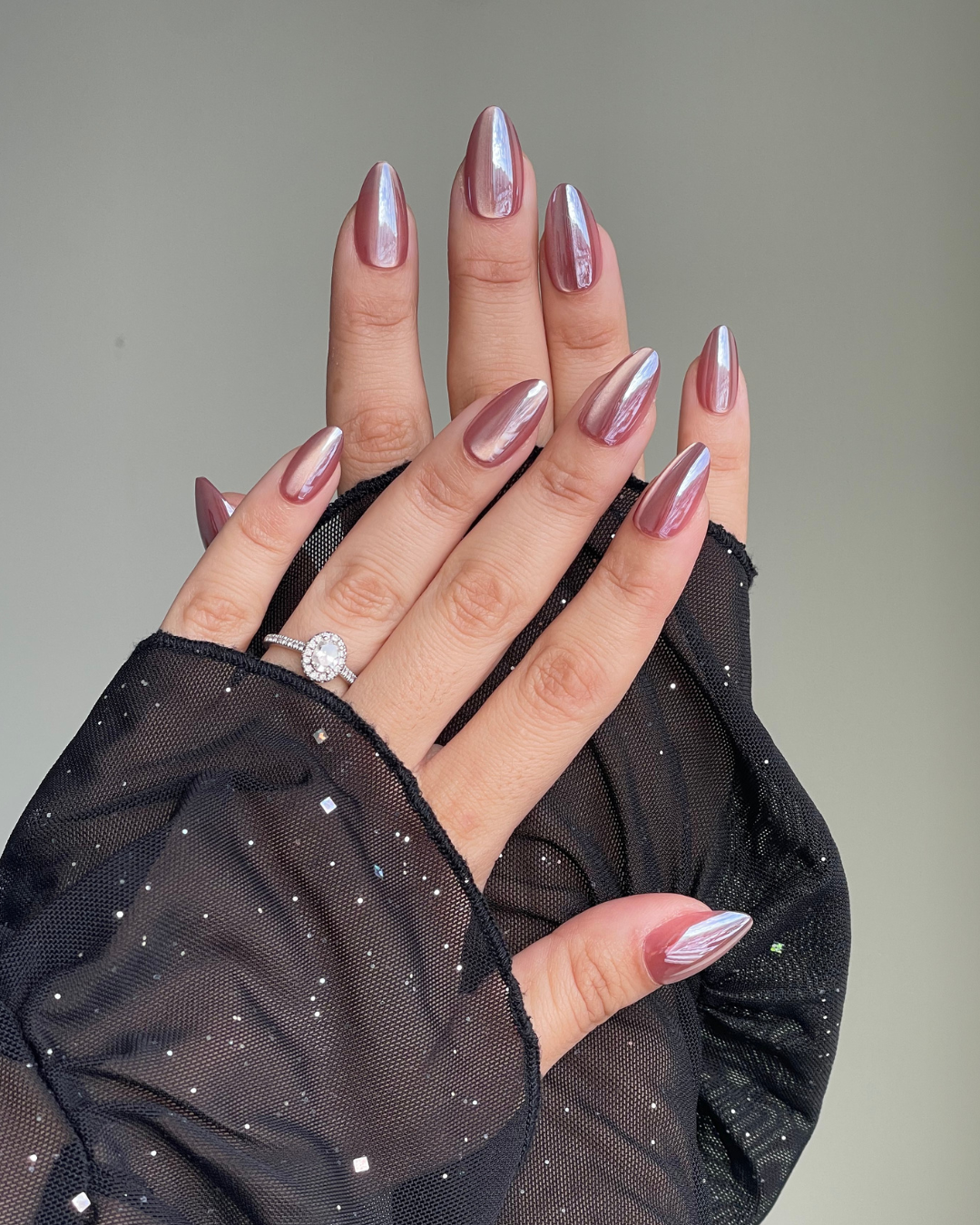 Rose Cat Eye Short Almond