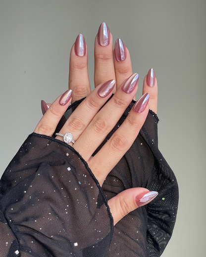 Rose Cat Eye Short Almond