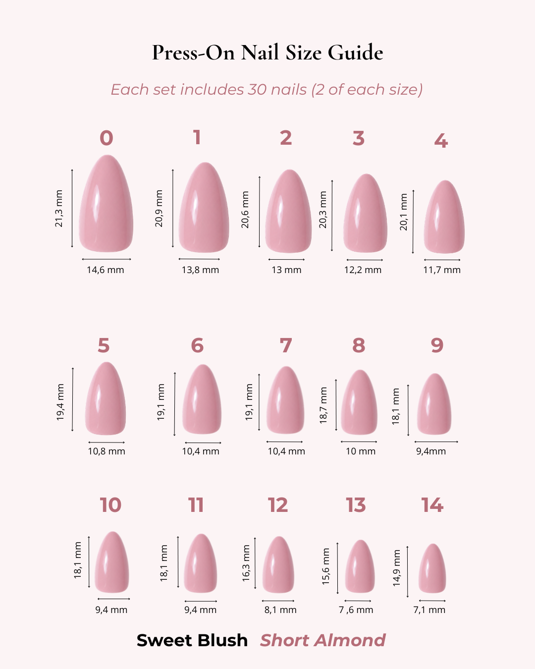 Sweet Blush Short Almond