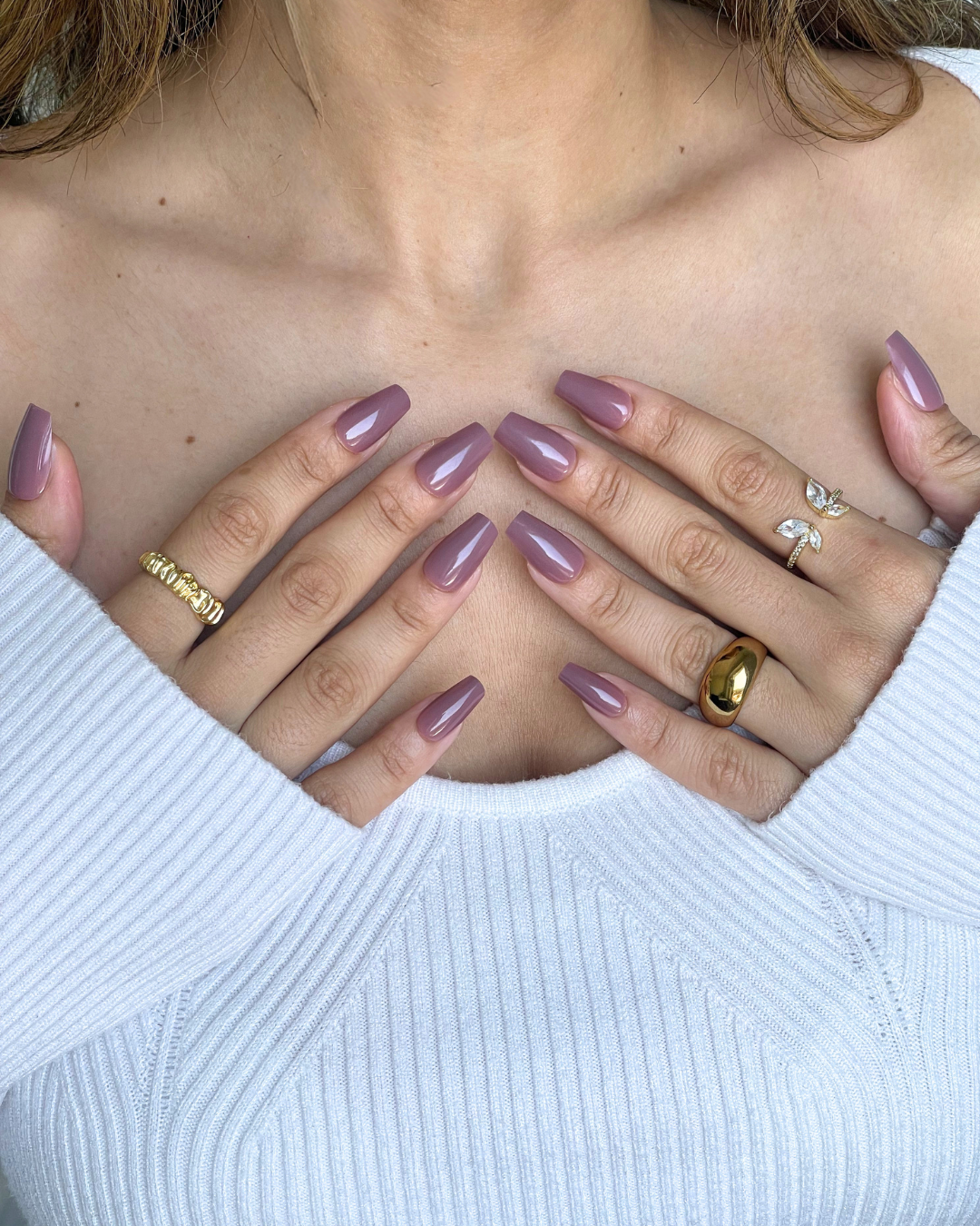 Dusty Pink Short Coffin