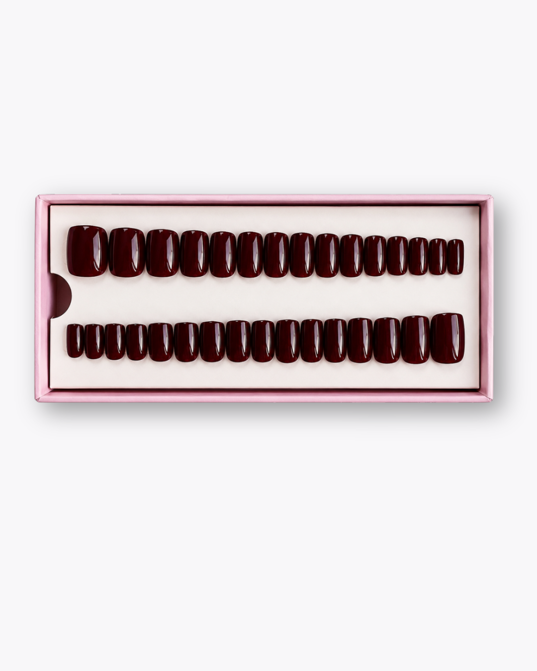 Wine Red Short Square