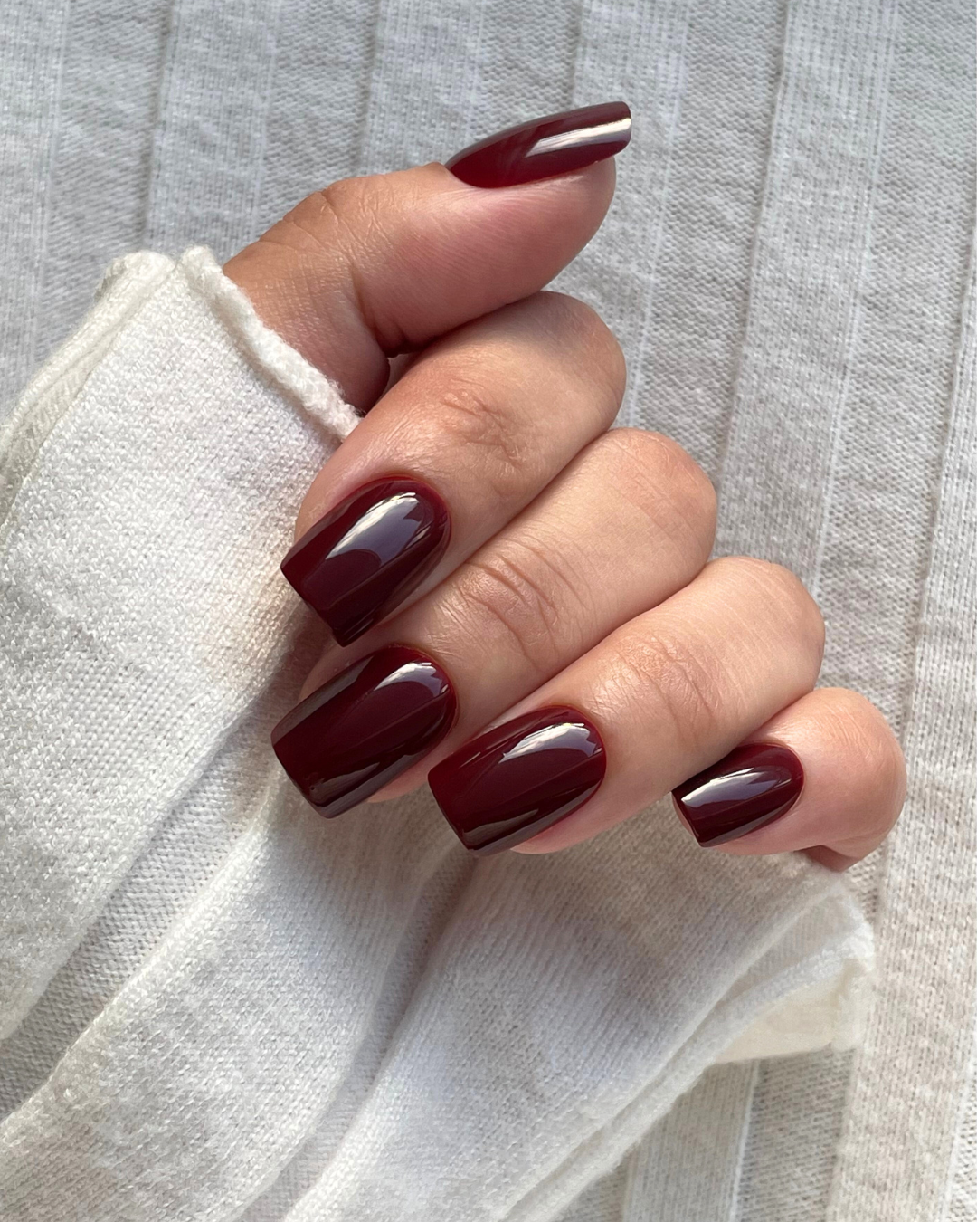 Wine Red Short Square