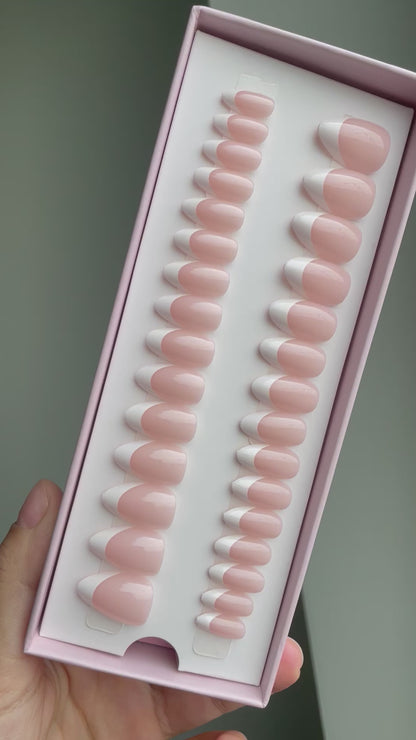 Classic French Tip Short Almond