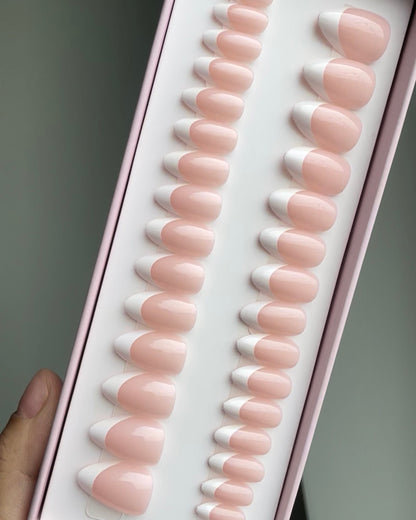 Classic French Tip Short Almond