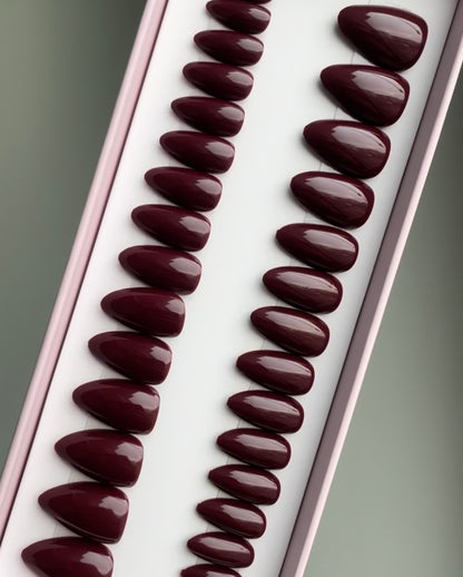 Wine Red Short Almond