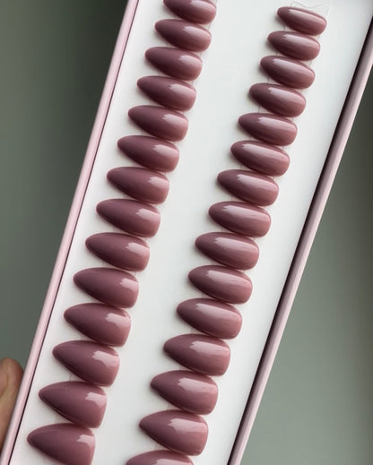 Dusty Pink Short Almond